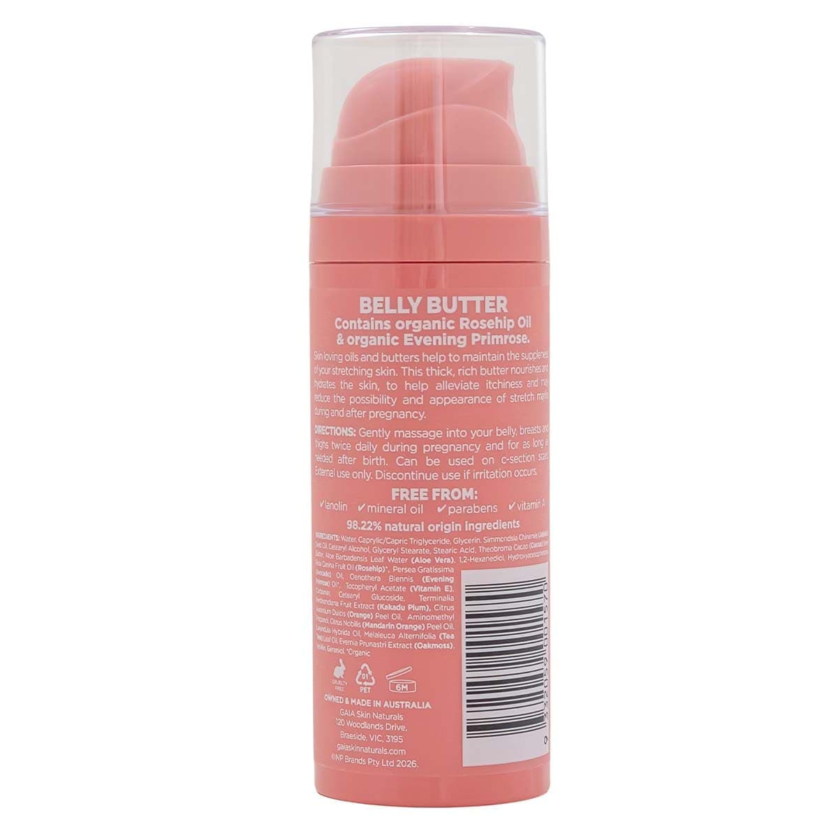 Thumbnail Gaia Skin Natural Pregnancy Belly Butter 140mL