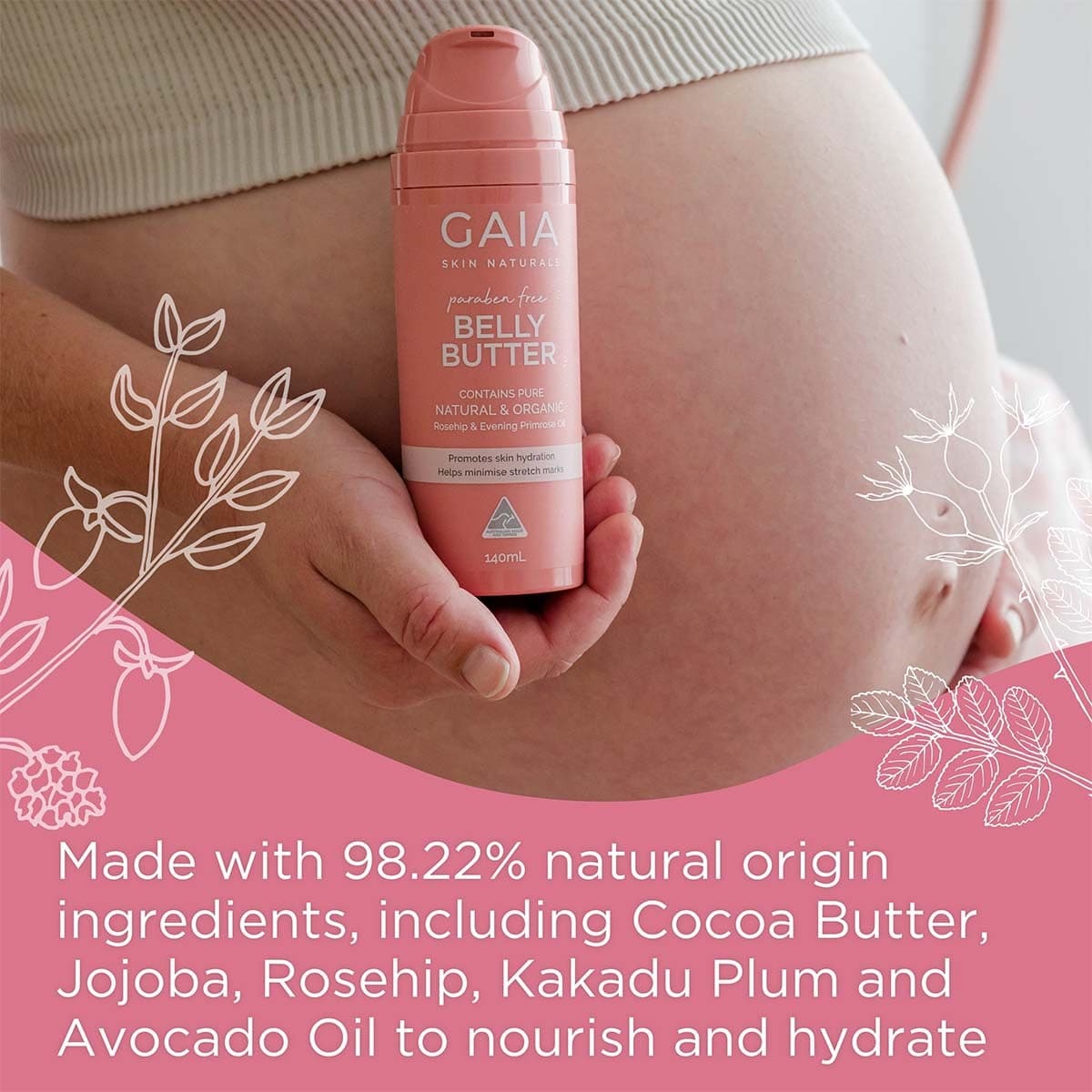 Thumbnail Gaia Skin Natural Pregnancy Belly Butter 140mL