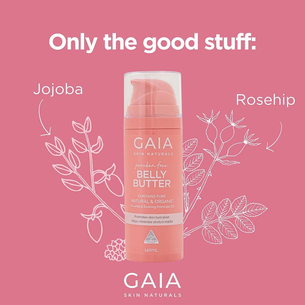 Thumbnail Gaia Skin Natural Pregnancy Belly Butter 140mL