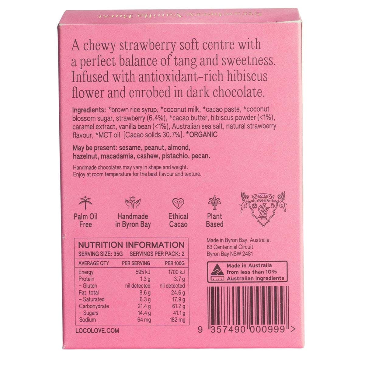 Thumbnail Loco Love Chocolate Twin Strawberry Vanilla Burst 70g