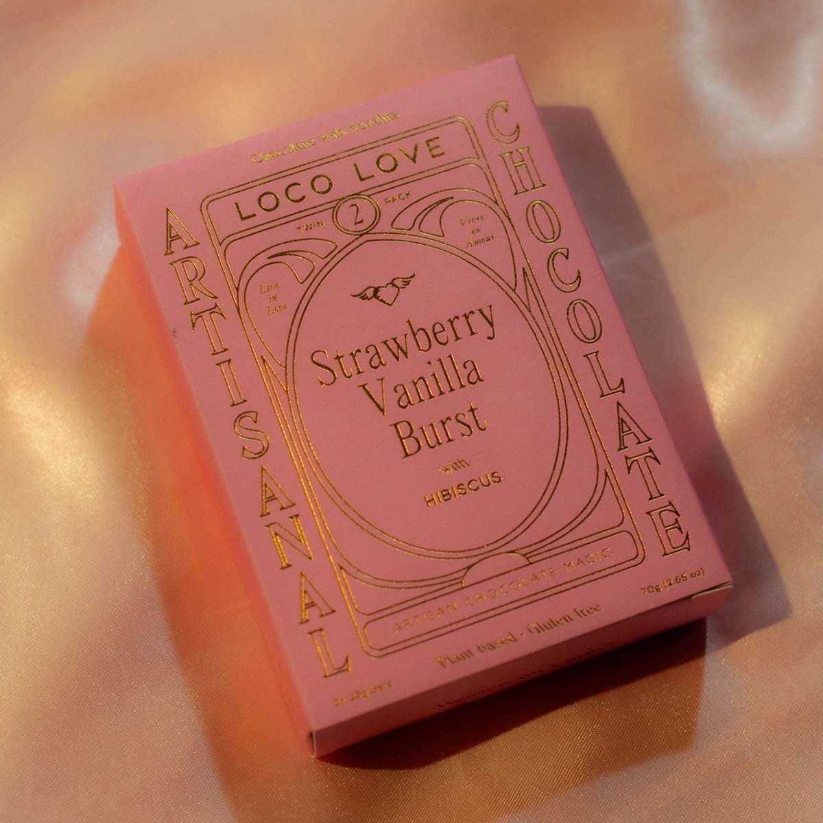 Thumbnail Loco Love Chocolate Twin Strawberry Vanilla Burst 70g