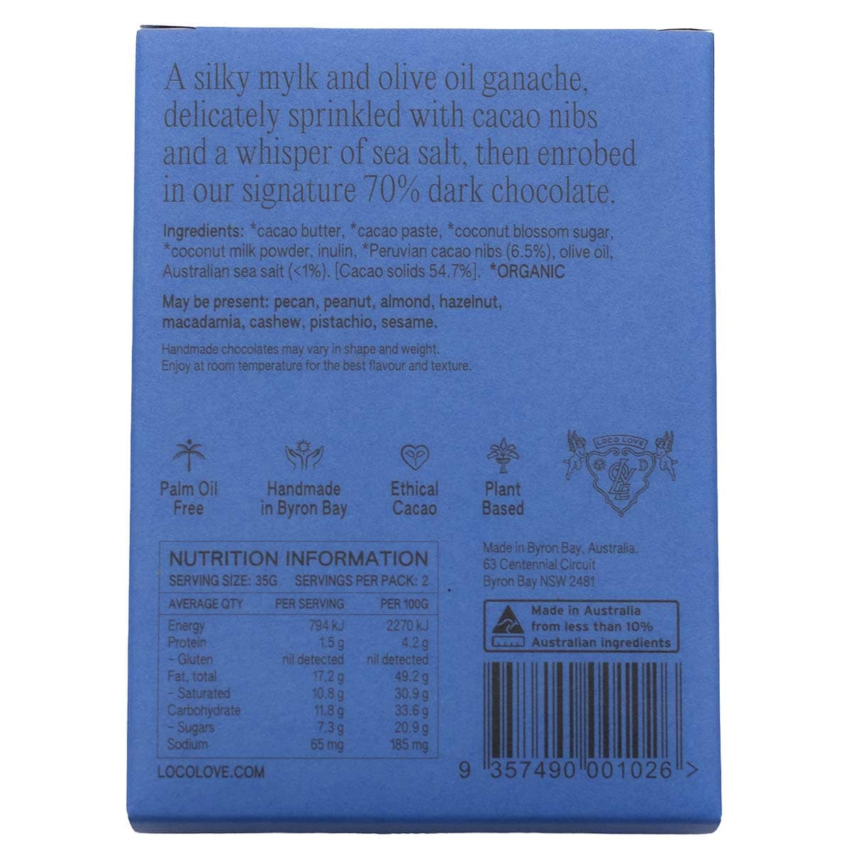 Thumbnail Loco Love Twin Double Chocolate Truffle 70g