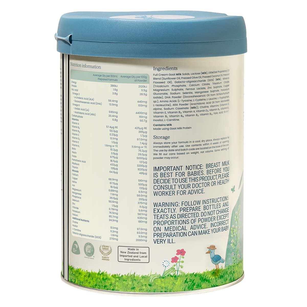Thumbnail LittleOak Goat's Milk Follow-on Formula With Olive Oil Stage 2 800g