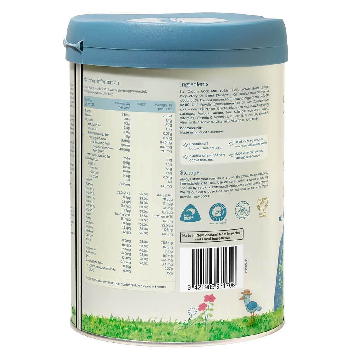 Thumbnail LittleOak Goat's Milk Toddler Formula With Olive Oil Stage 3 800g