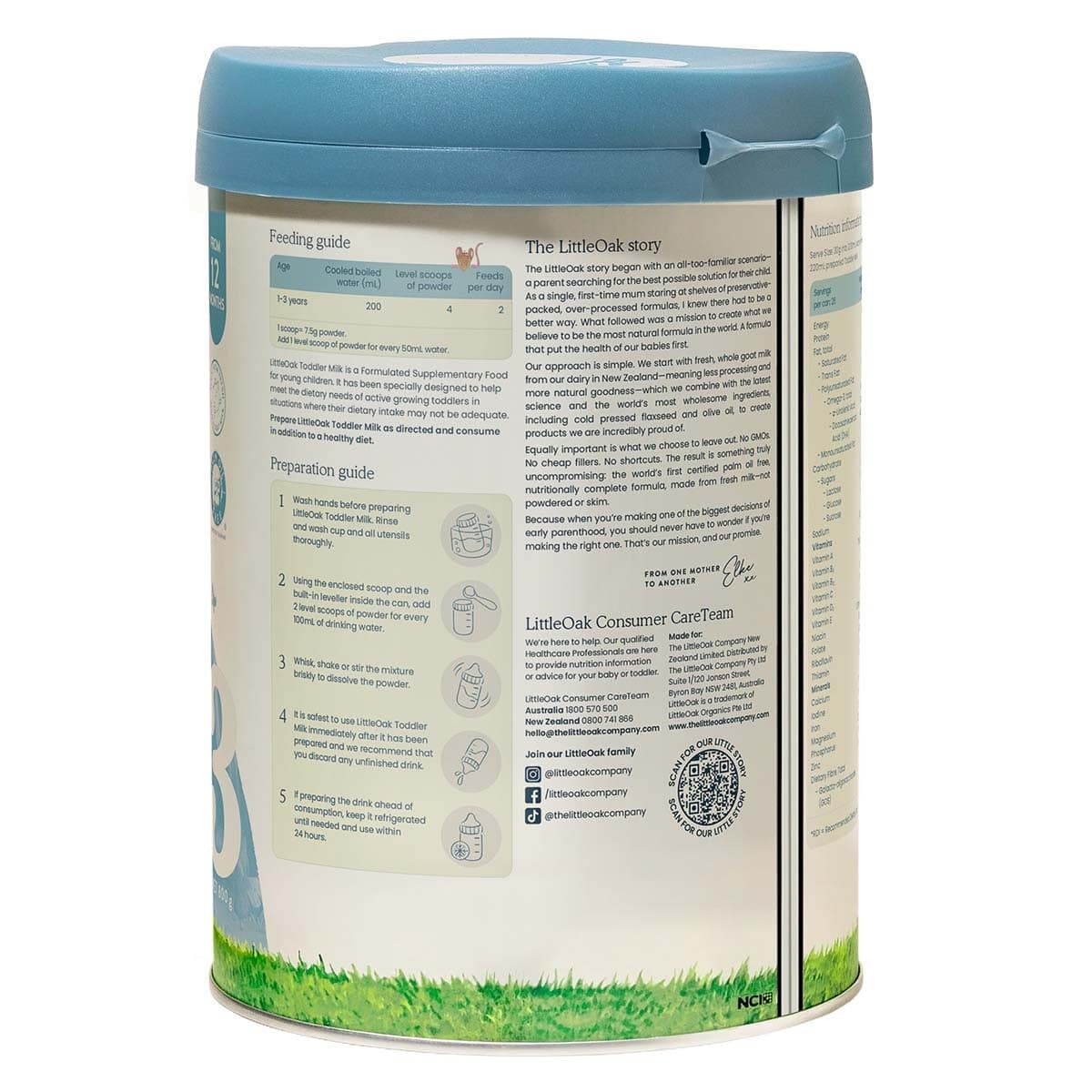 Thumbnail LittleOak Goat's Milk Toddler Formula With Olive Oil Stage 3 800g
