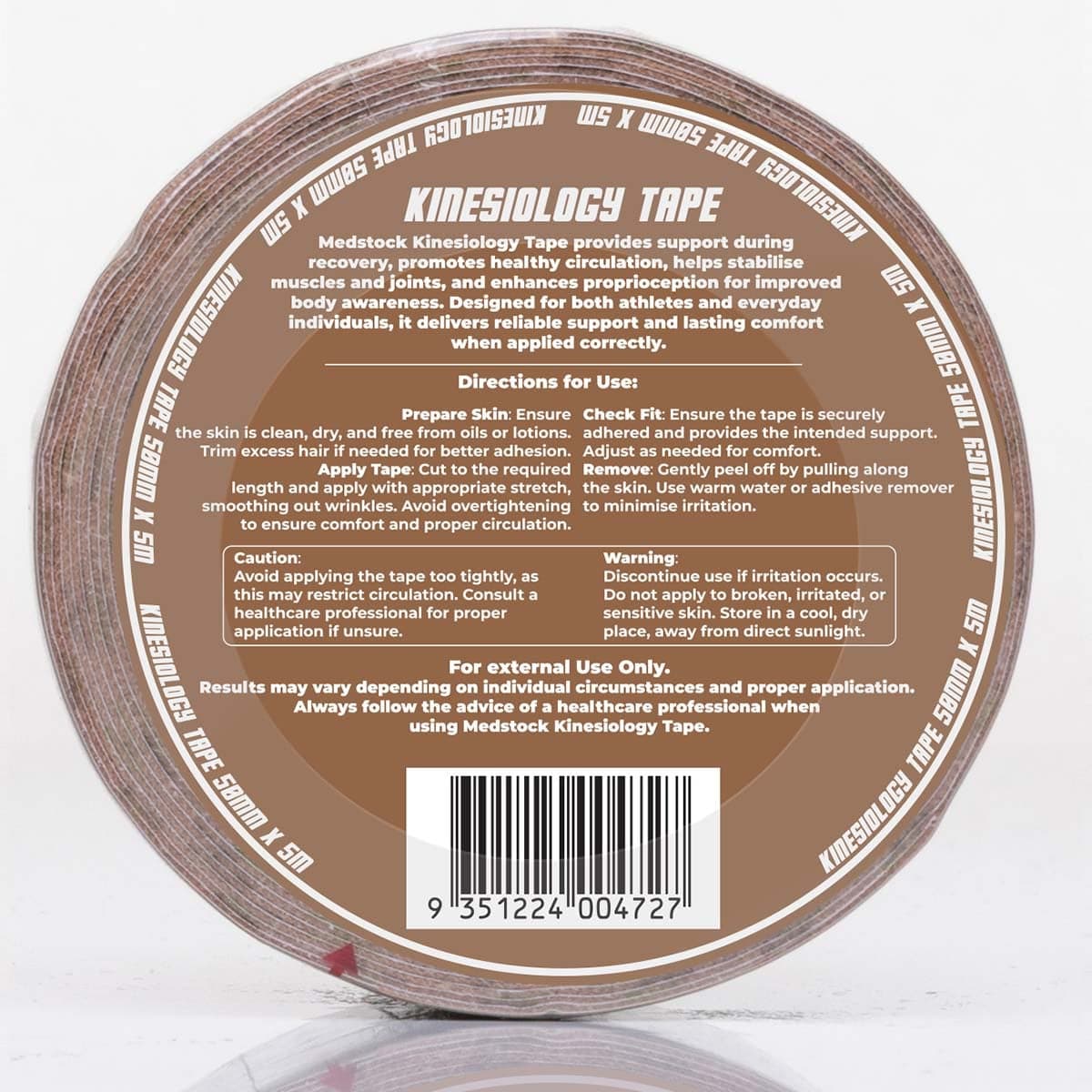 Thumbnail Medstock Kinesiology Tape Beige 50mm x 5m
