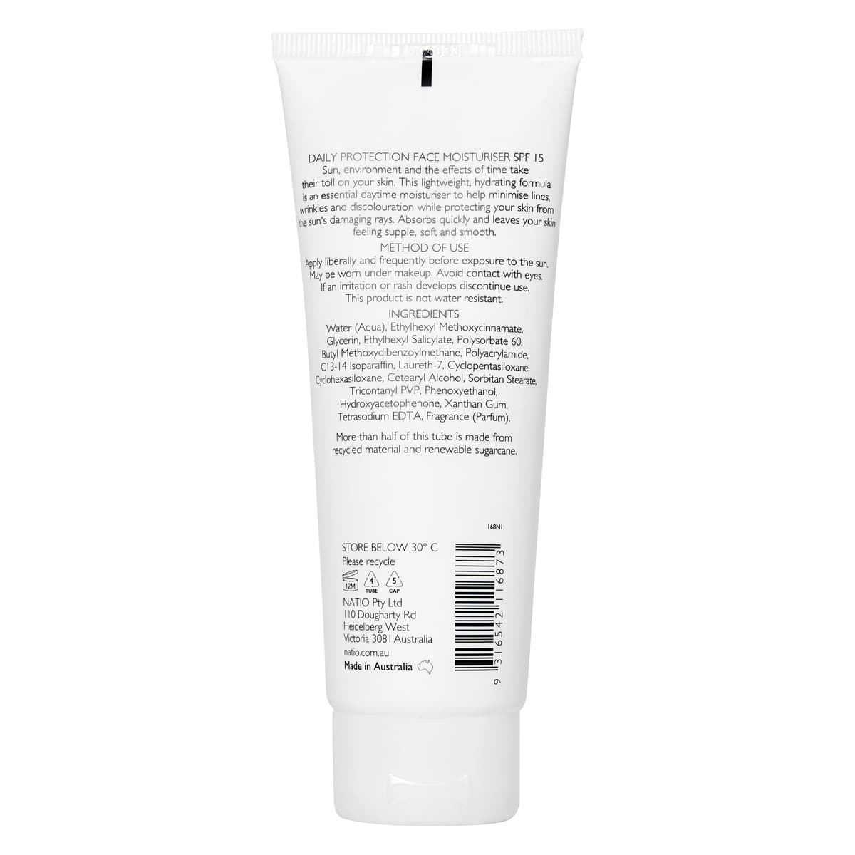 Thumbnail Natio Aromatherapy Daily Protection Face Moisturiser SPF15 100g