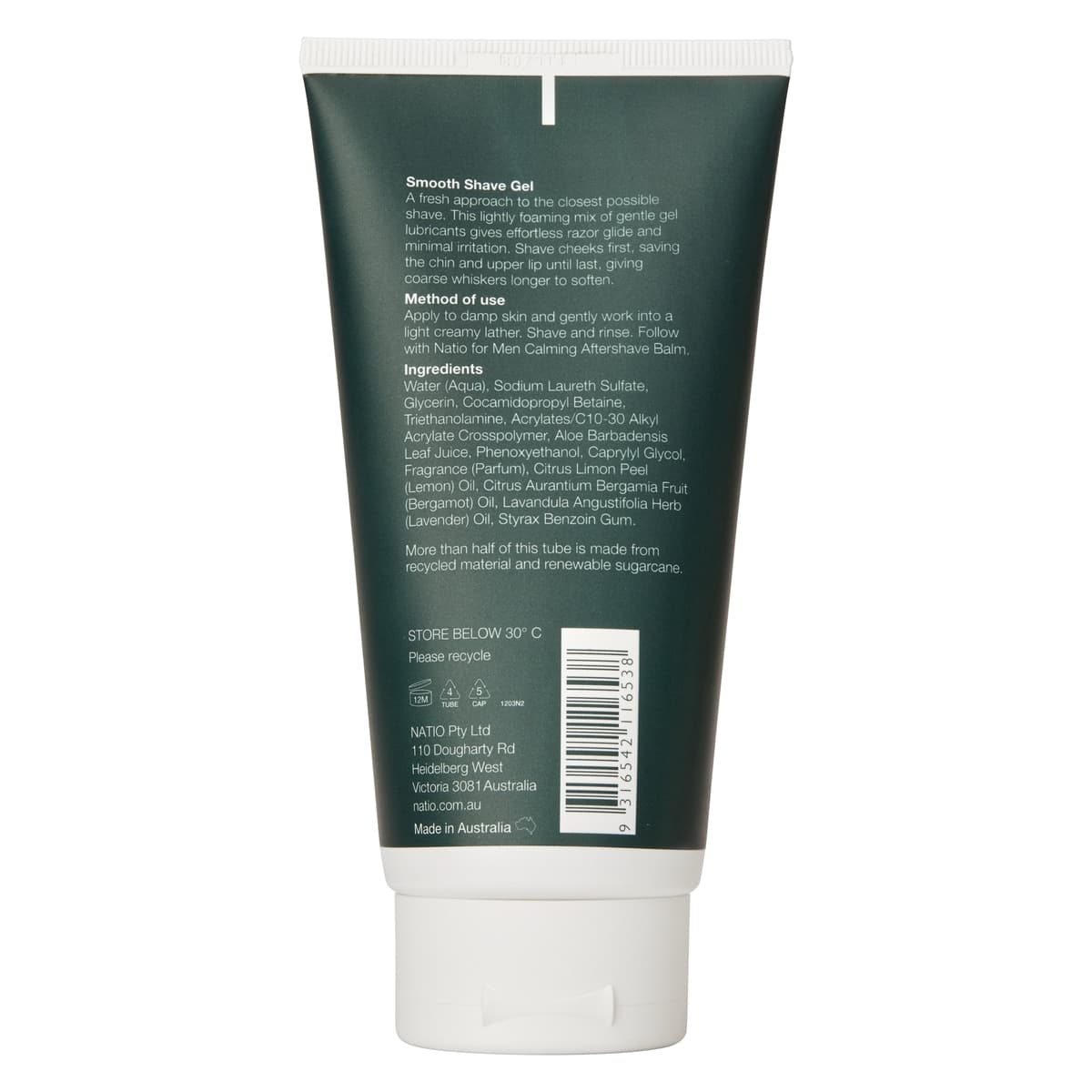 Thumbnail Natio for Men Smooth Shave Gel 150g