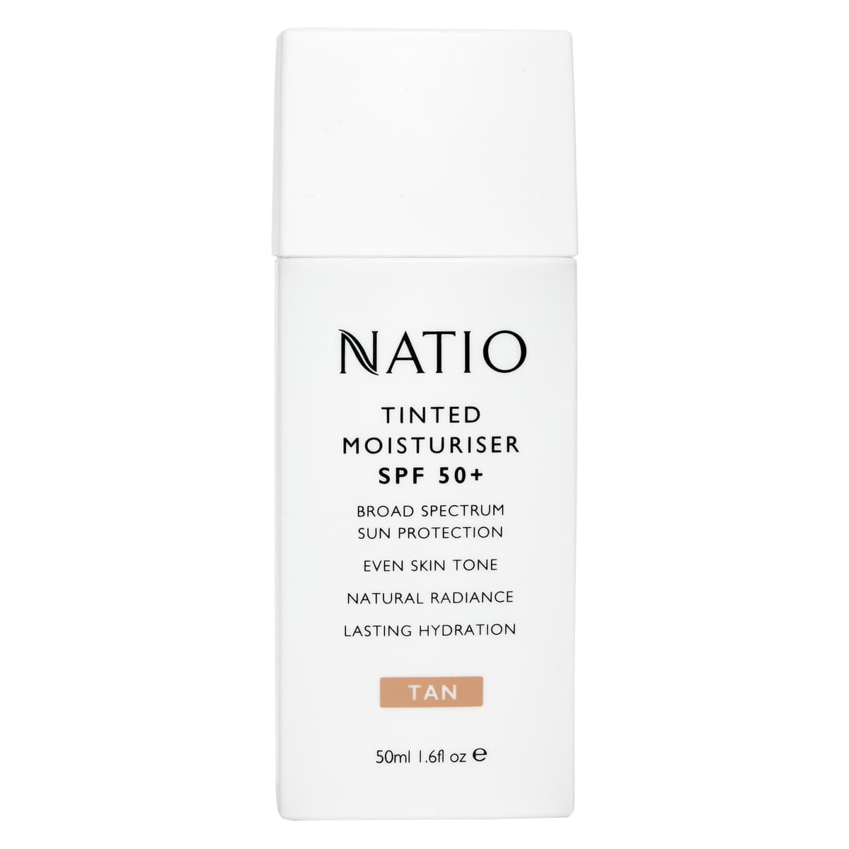 Thumbnail Natio Tinted Moisturiser Tan SPF50 50ml