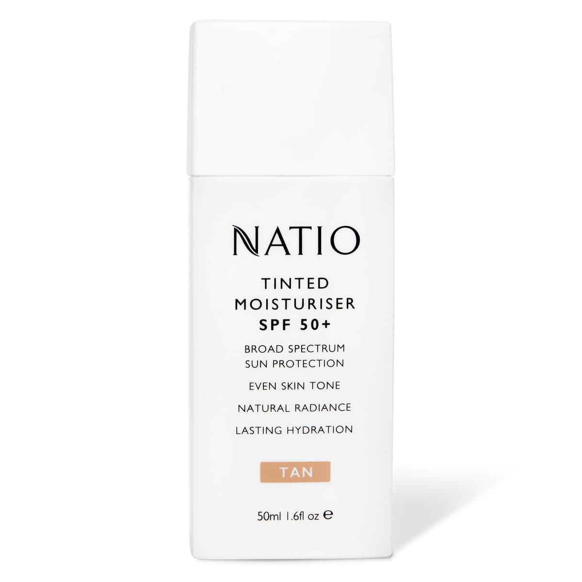 Thumbnail Natio Tinted Moisturiser Tan SPF50 50ml