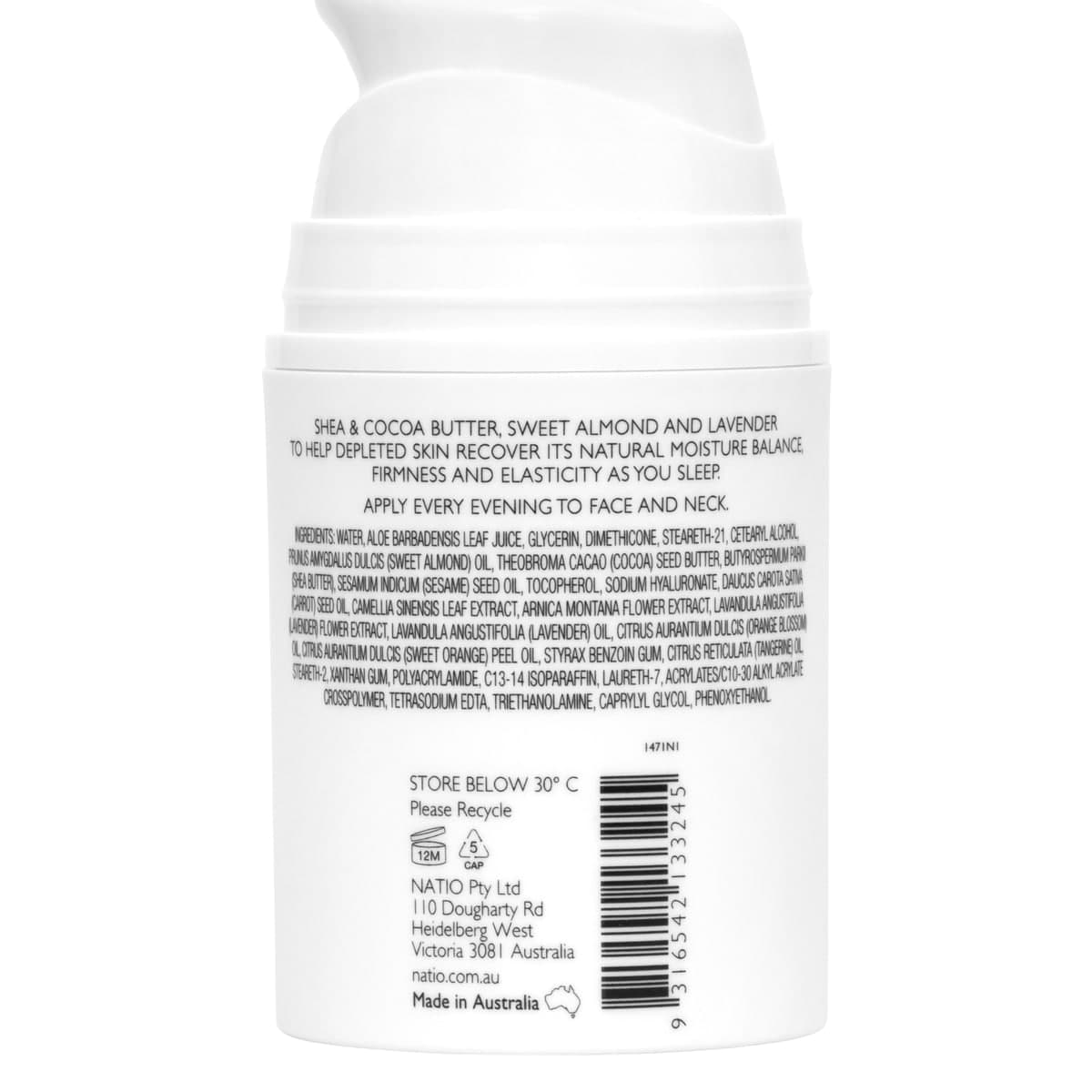 Thumbnail Natio Restore Nurturing Night Cream 50ml