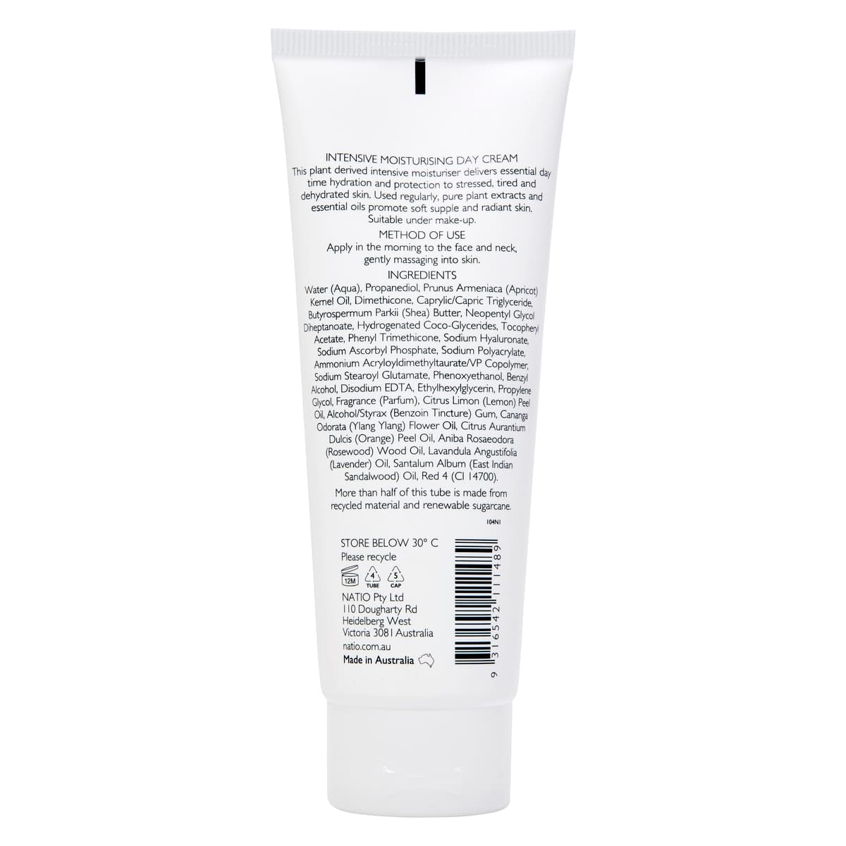 Thumbnail Natio Aromatherapy Intensive Moisturising Day Cream 100g
