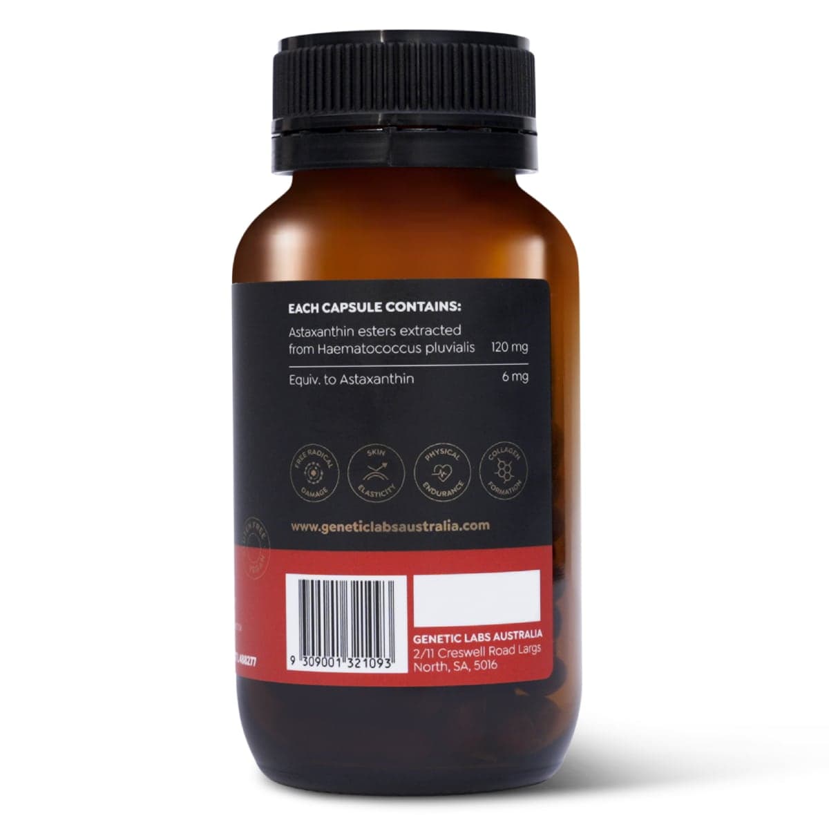 Thumbnail Genetic Labs Australia Pure Astaxanthin with MCT Oil 60 Capsules