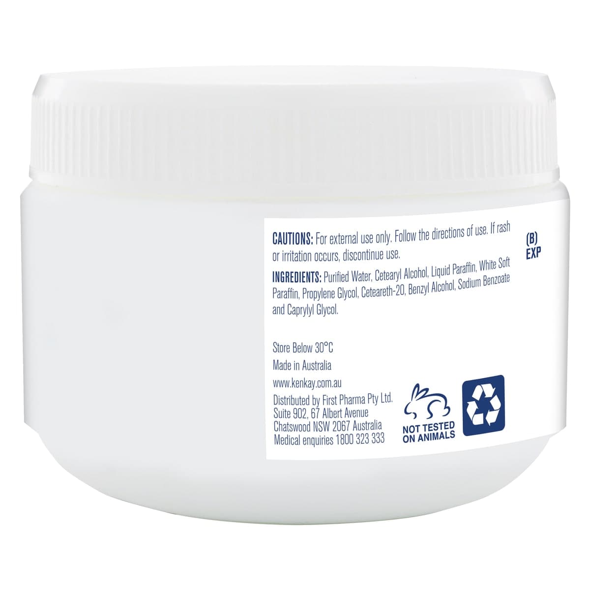 Thumbnail Kenkay Sorbolene Pure Cream Jar 500g