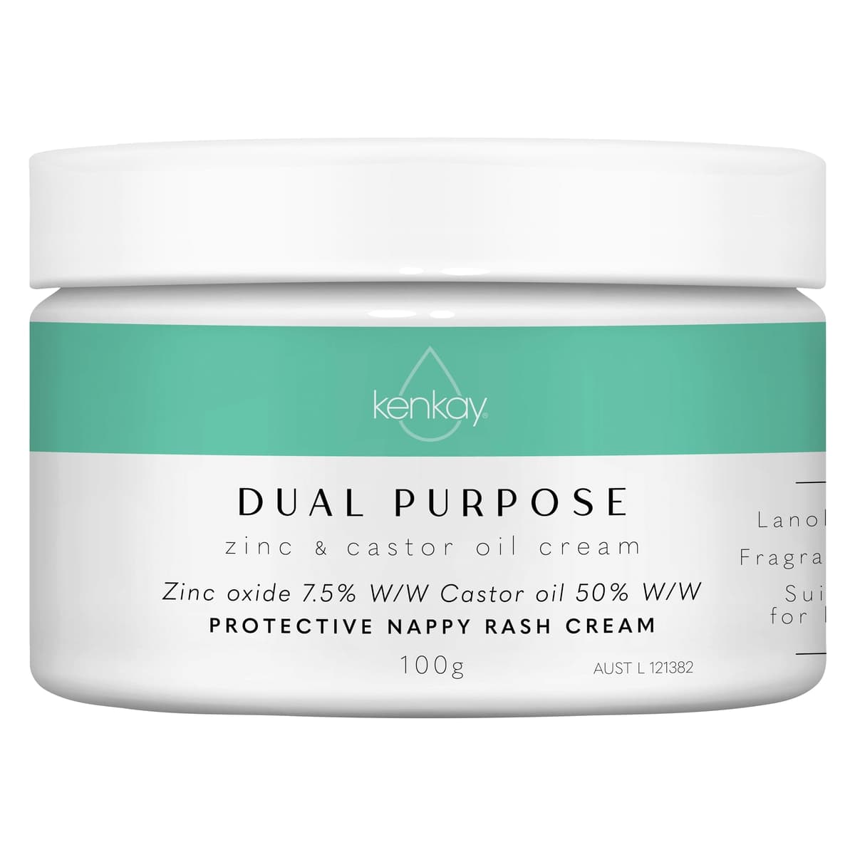 Thumbnail Kenkay Dual Purpose Zinc & Castor Oil Cream 100g