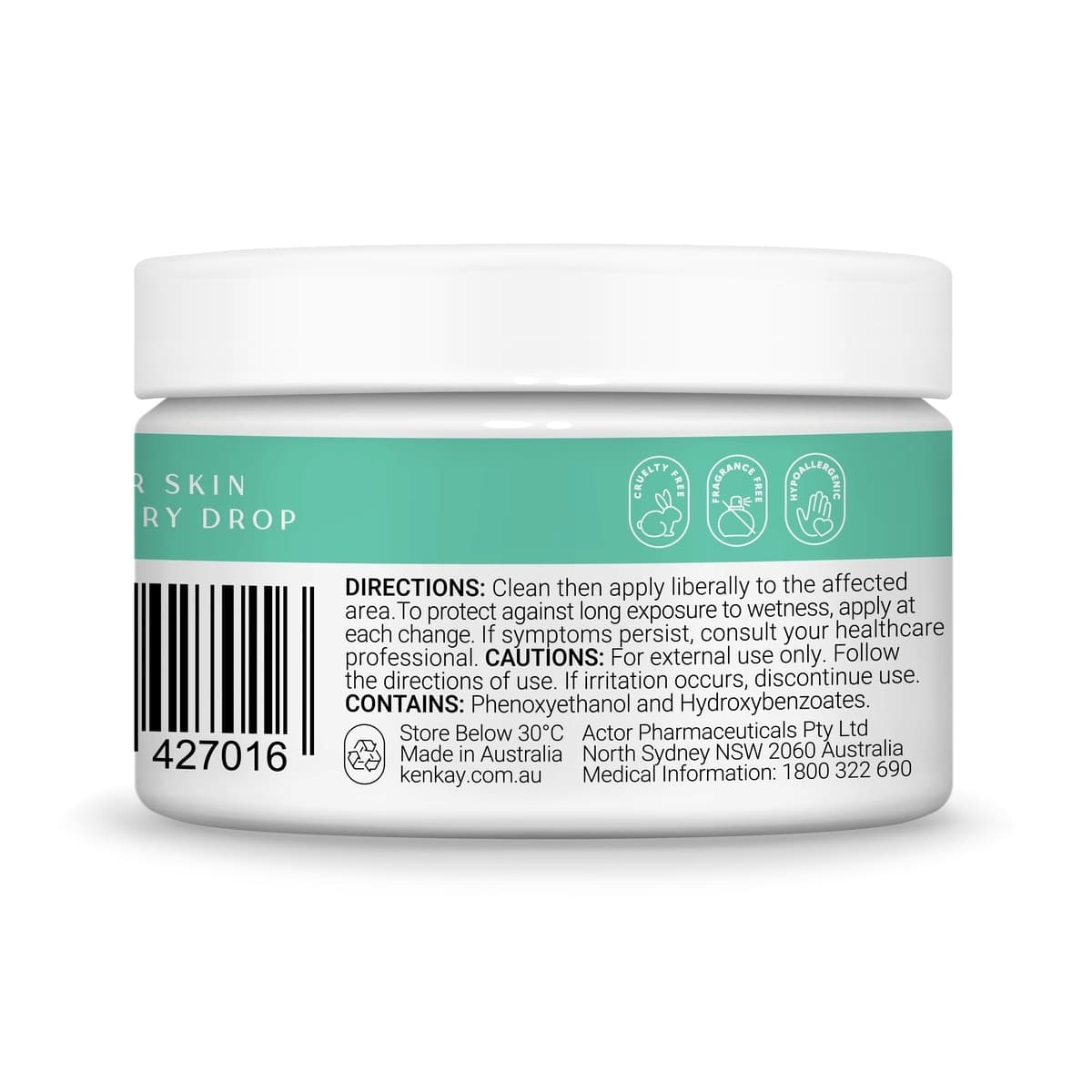 Thumbnail Kenkay Dual Purpose Zinc & Castor Oil Cream 100g