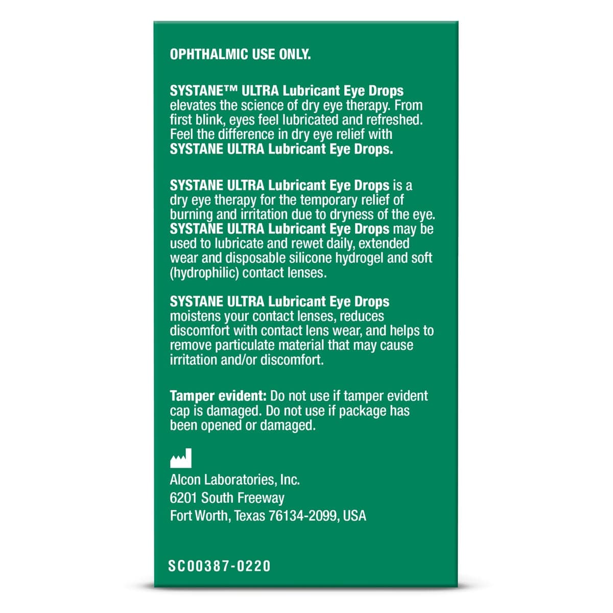 Thumbnail Systane Ultra Lubricating Eye Drops 10ml