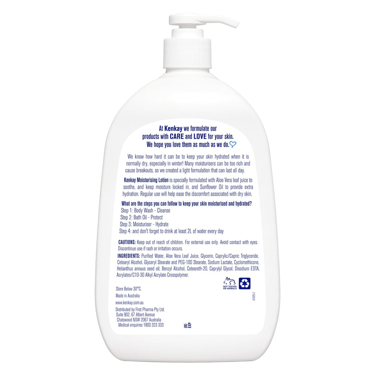 Thumbnail Kenkay Dry Skin Moisturising Lotion Pump 1 Litre