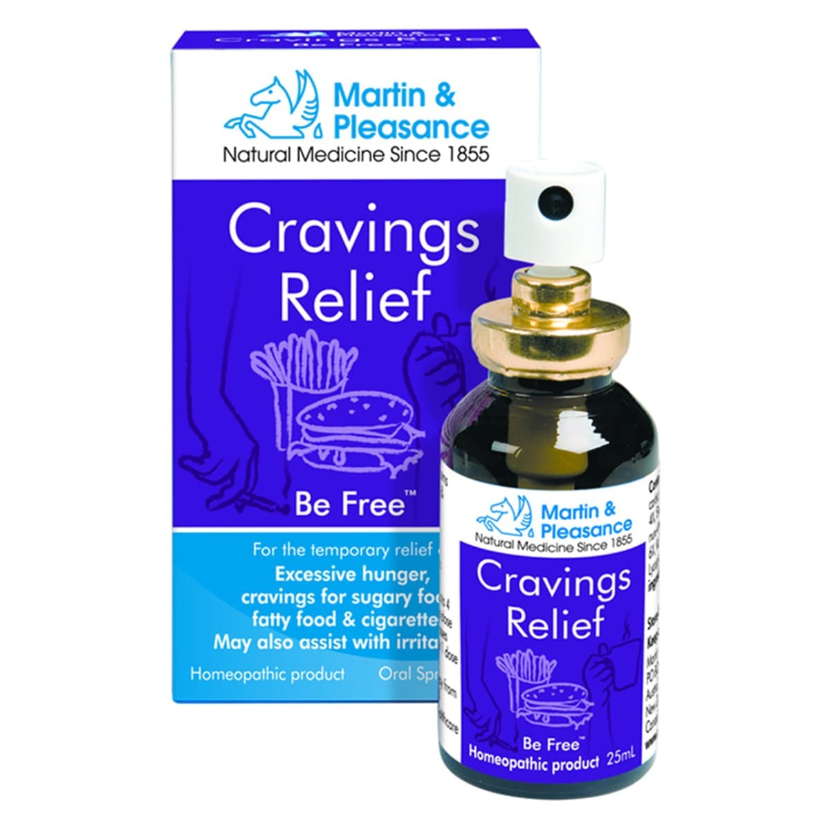 Thumbnail Martin & Pleasance Cravings Relief Be Free Spray 25ml