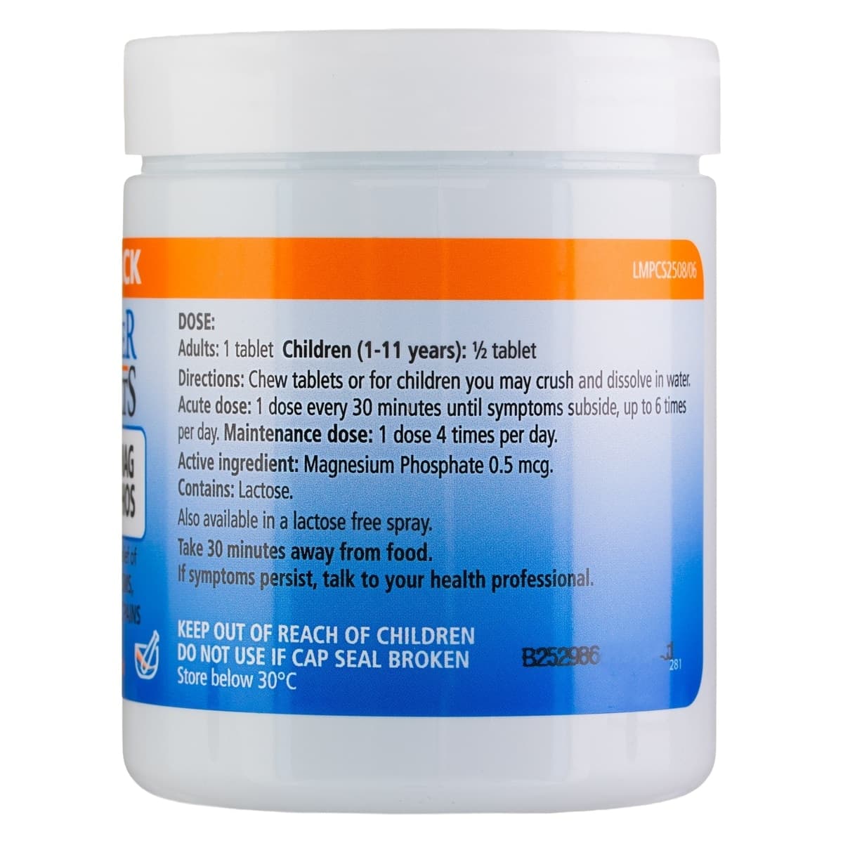 Thumbnail Schuessler Tissue Salts Mag Phos Muscle Relaxant 250 Tablets