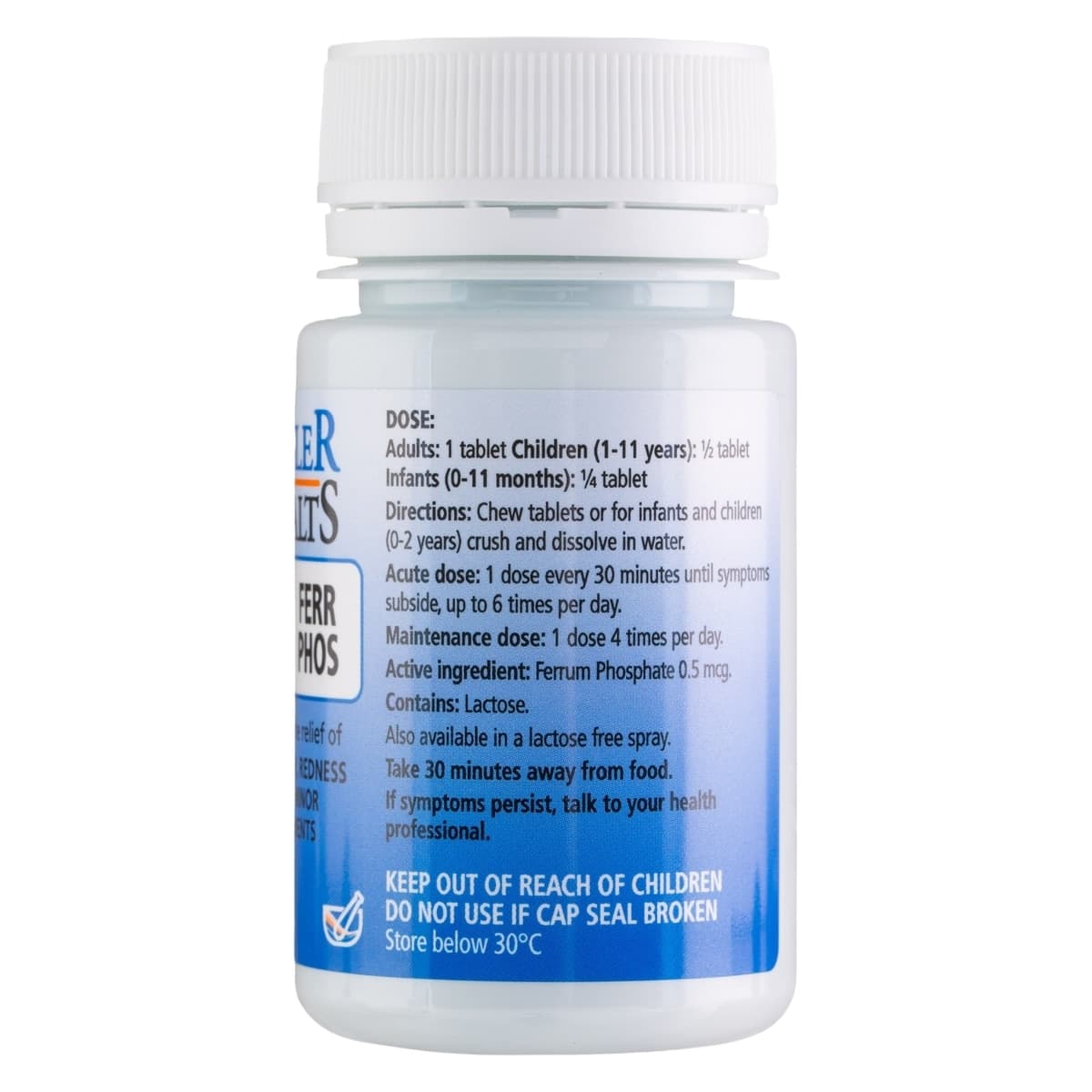 Thumbnail Schuessler Tissue Salts Ferr Phos First Aid 125 Tablets