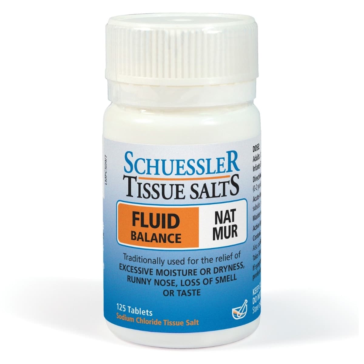 Thumbnail Schuessler Tissue Salts Nat Mur Fluid Balance 125 Tablets