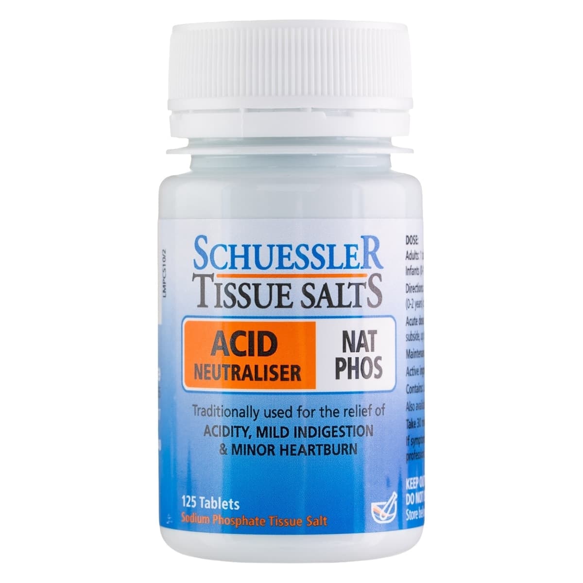 Thumbnail Schuessler Tissue Salts Nat Phos Acid Neutraliser 125 Tablets