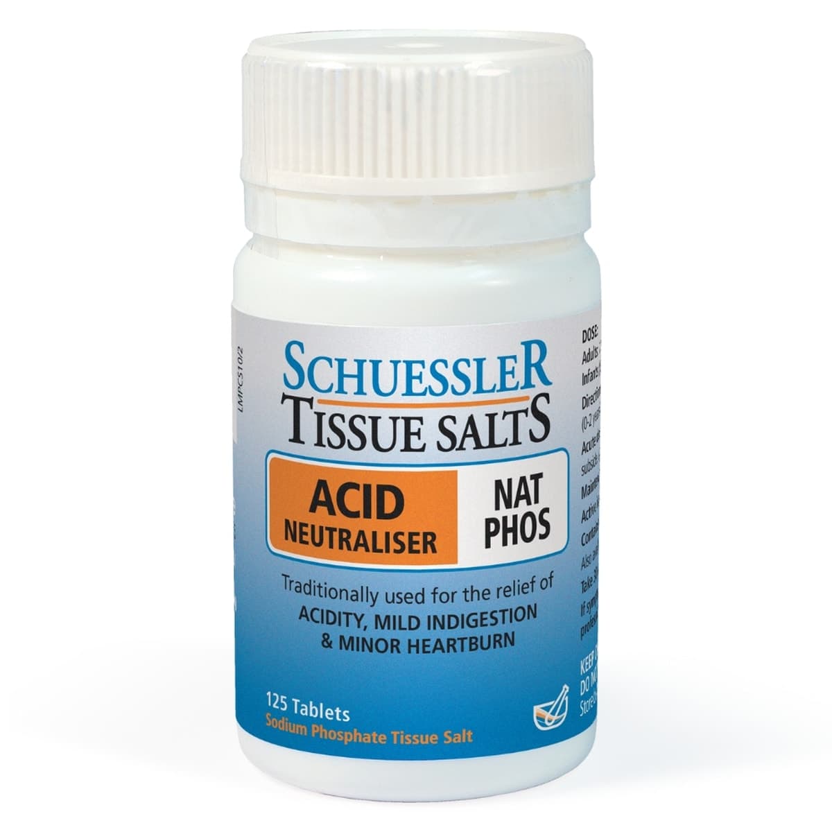 Thumbnail Schuessler Tissue Salts Nat Phos Acid Neutraliser 125 Tablets