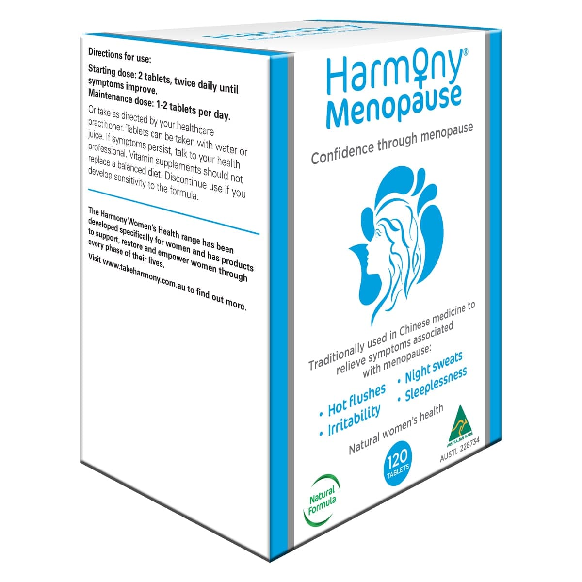Thumbnail Harmony Menopause Multi Herb Formula 120 Tablets