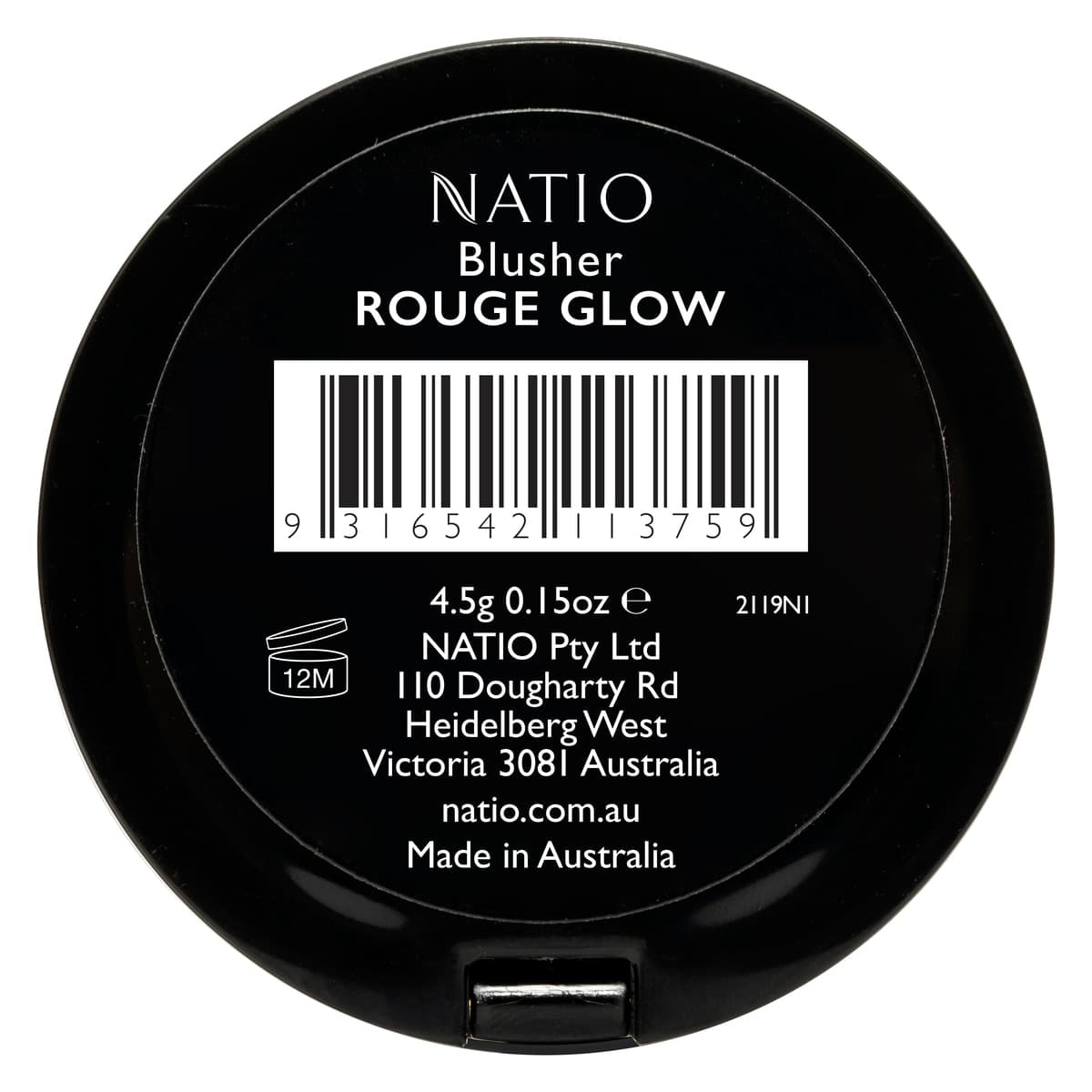 Thumbnail Natio Blusher Rouge Glow 5g