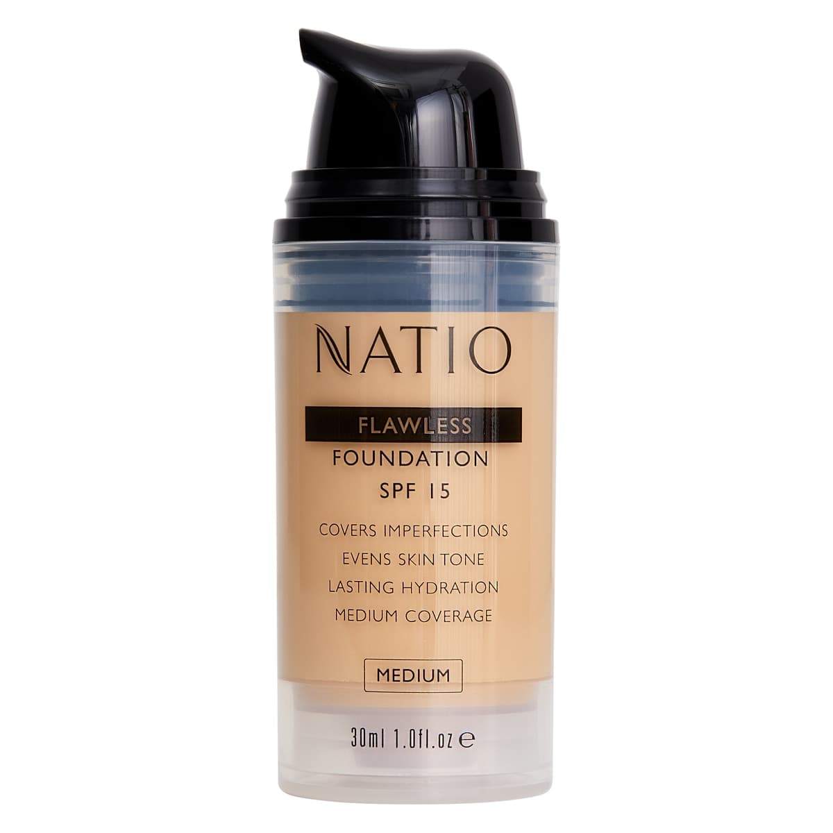 Thumbnail Natio Flawless Foundation SPF15 Medium 30ml