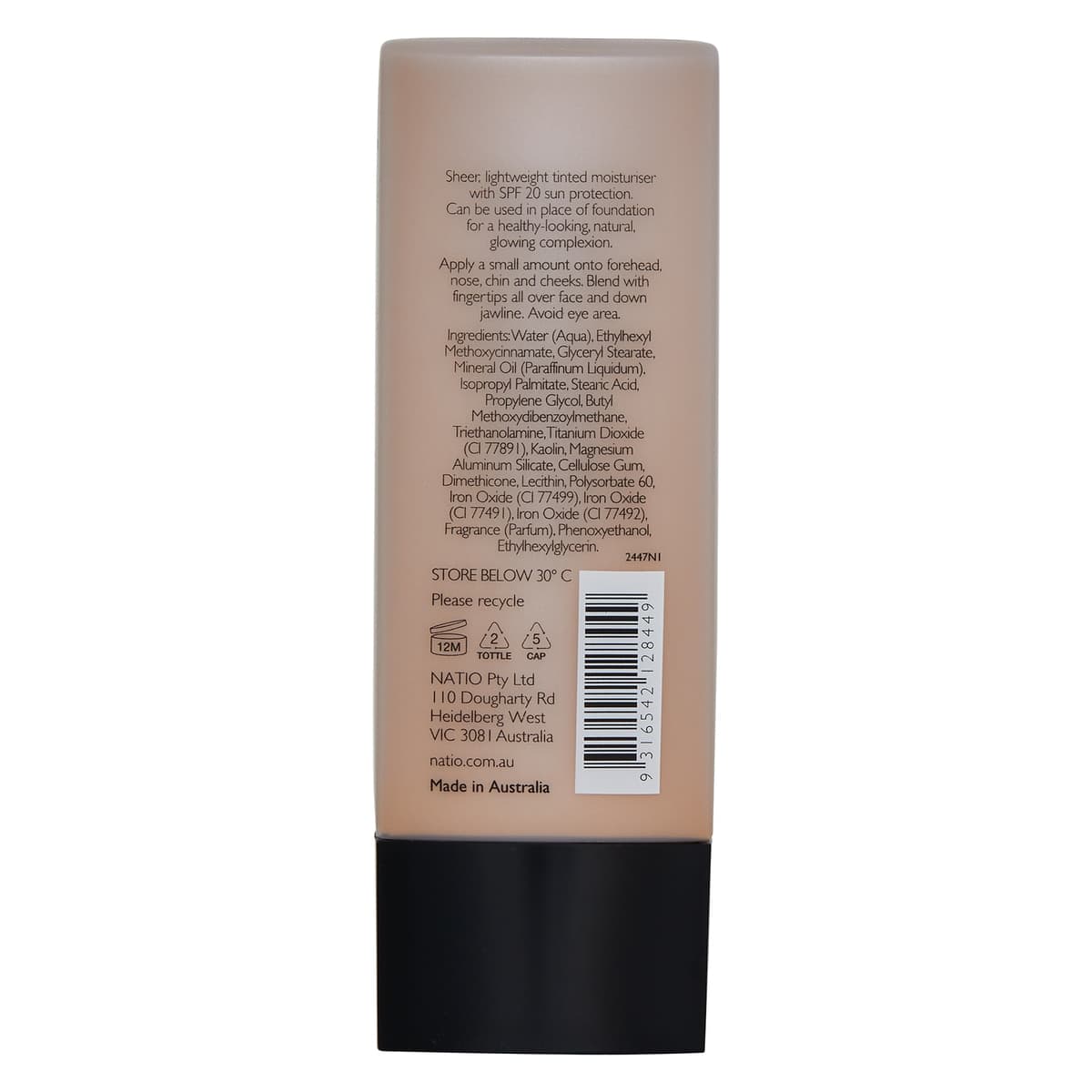 Thumbnail Natio Tinted Moisturiser SPF20 Beige 50ml