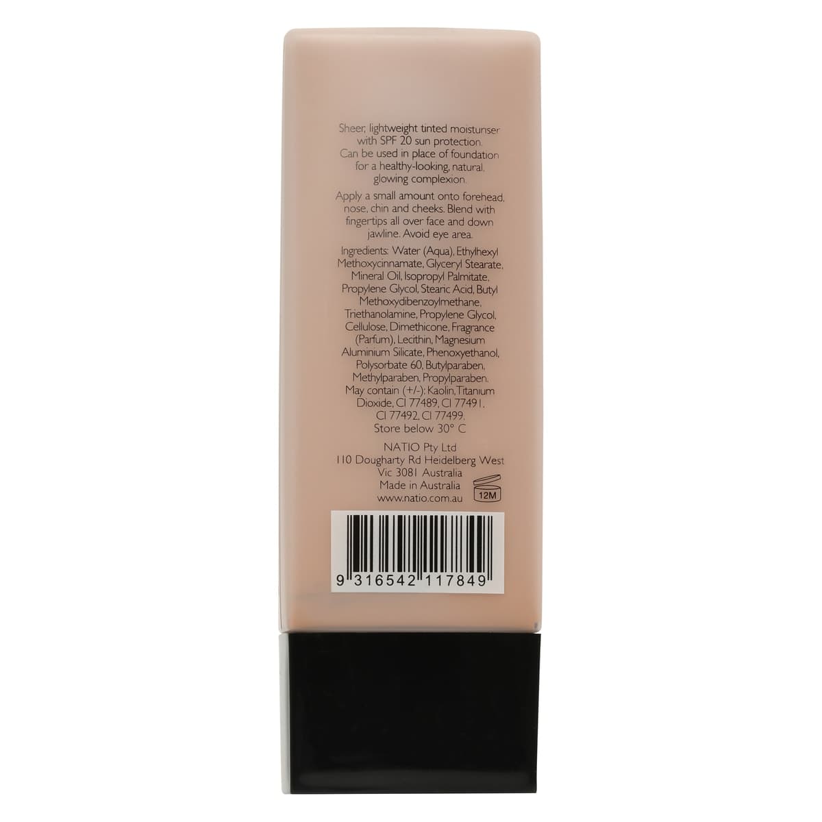 Thumbnail Natio Tinted Moisturiser SPF20 Beige 50ml