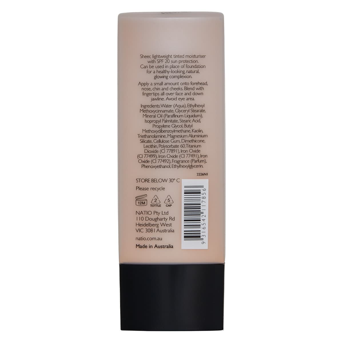 Thumbnail Natio Tinted Moisturiser SPF20 Neutral 50ml