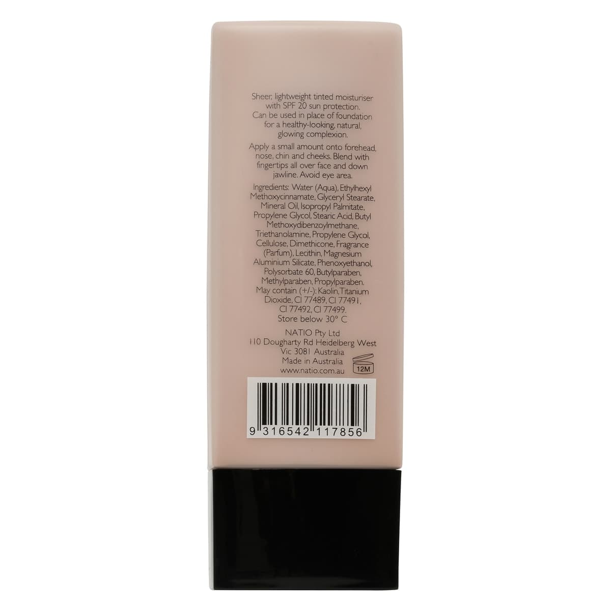 Thumbnail Natio Tinted Moisturiser SPF20 Neutral 50ml