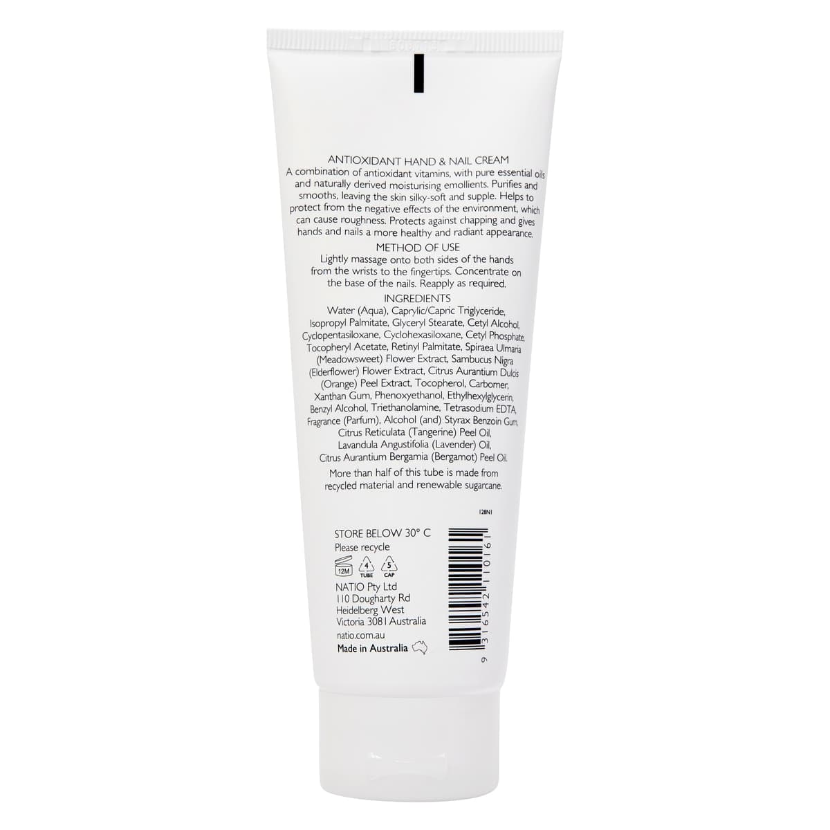Thumbnail Natio Aromatherapy Antioxidant Hand & Nail Cream 100g