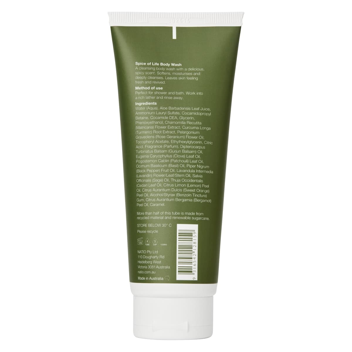 Thumbnail Natio for Men Spice of Life Body Wash 210ml