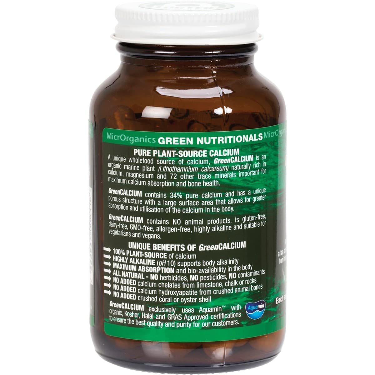 Thumbnail Green Nutritionals Green Calcium 60 capsules