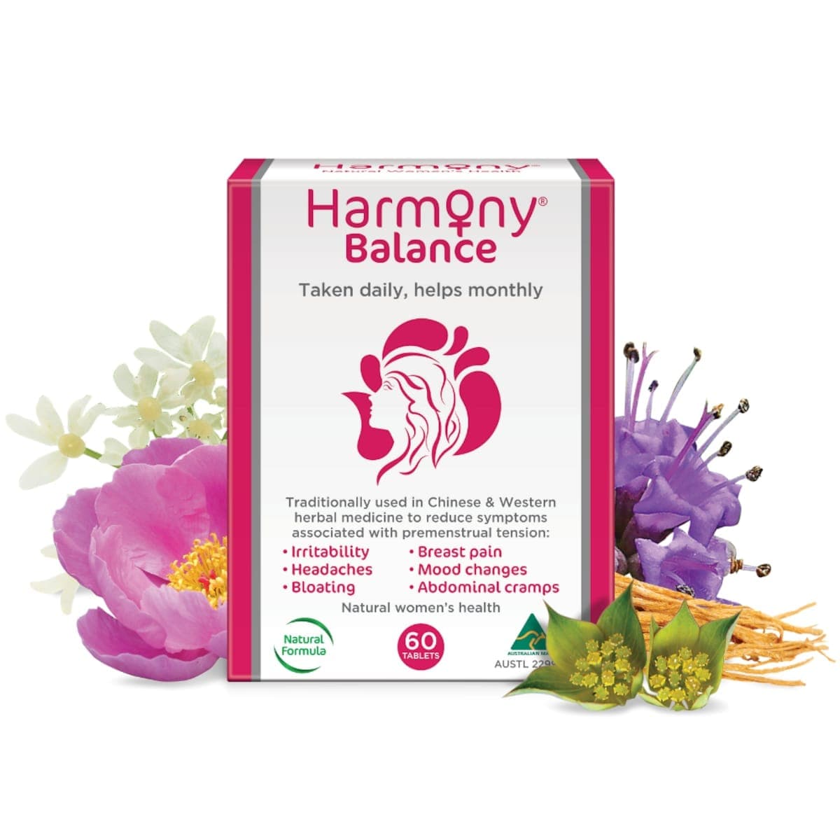 Thumbnail Harmony PMS Support 60 Tablets