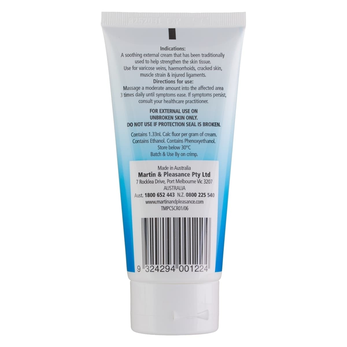 Thumbnail Schuessler Tissue Salts Calc Fluor Skin Elasticity Cream 75g