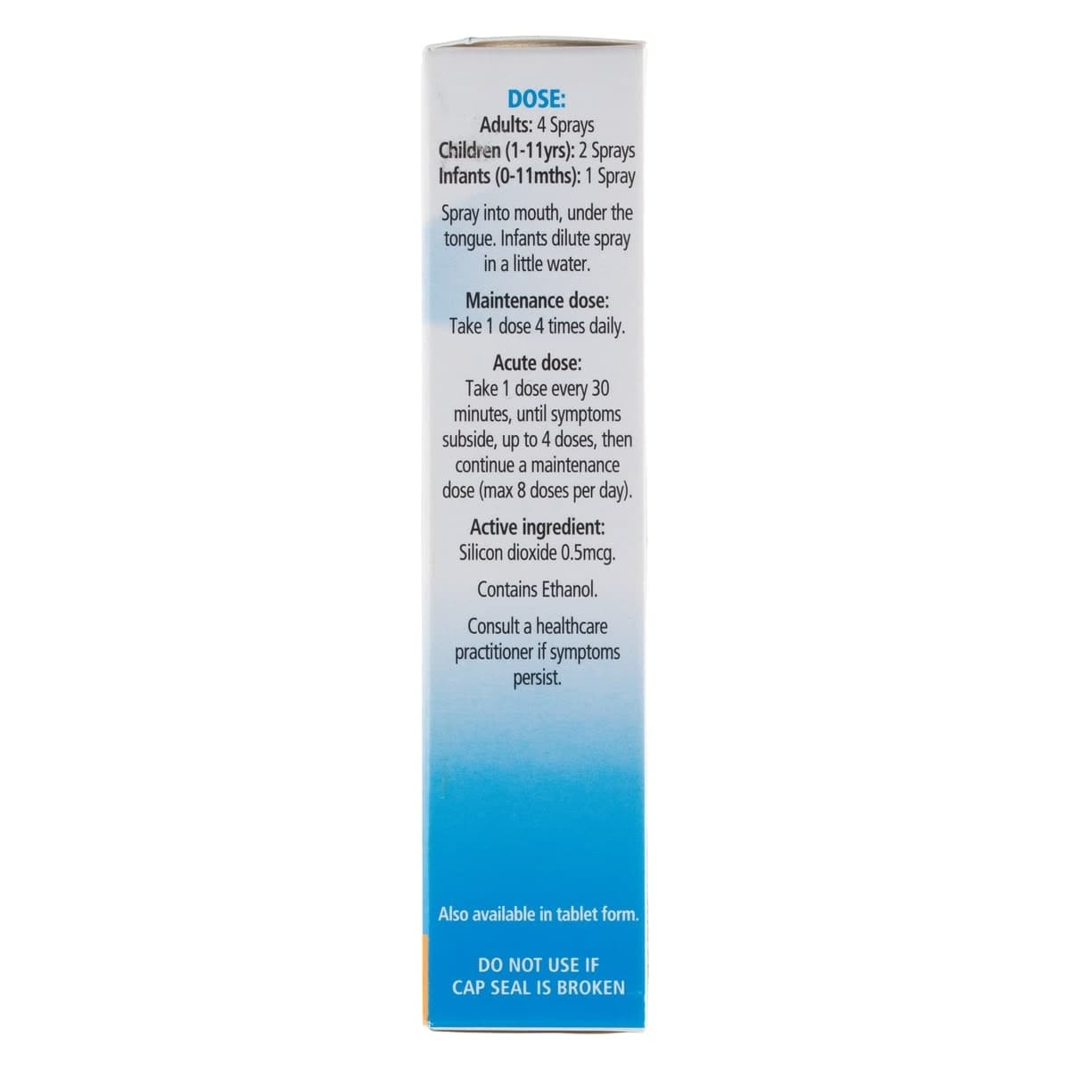 Thumbnail Schuessler Tissue Salts Silica Cleanser & Conditioner Spray 30ml