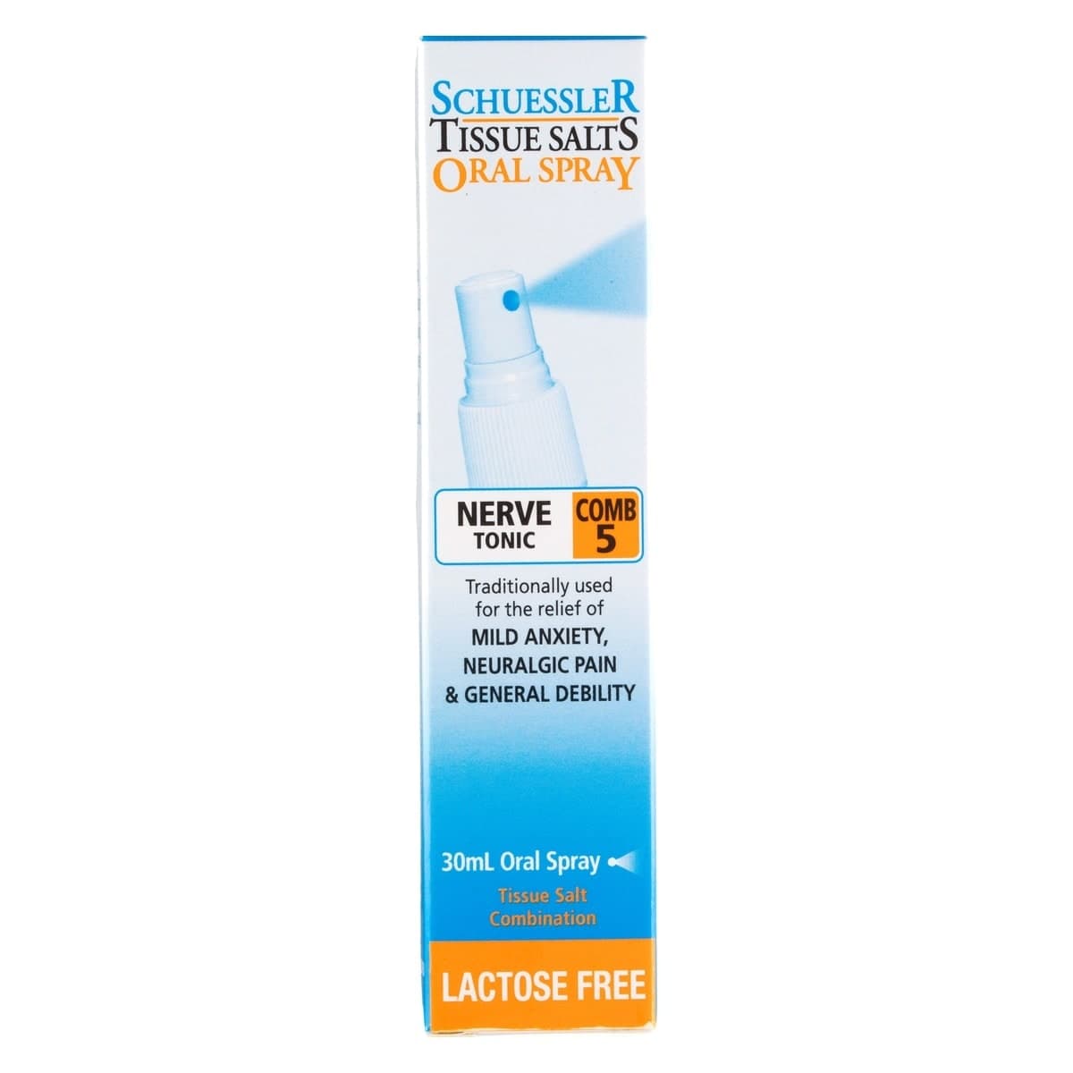 Thumbnail Schuessler Tissue Salts Comb 5 Nerve Tonic Spray 30ml