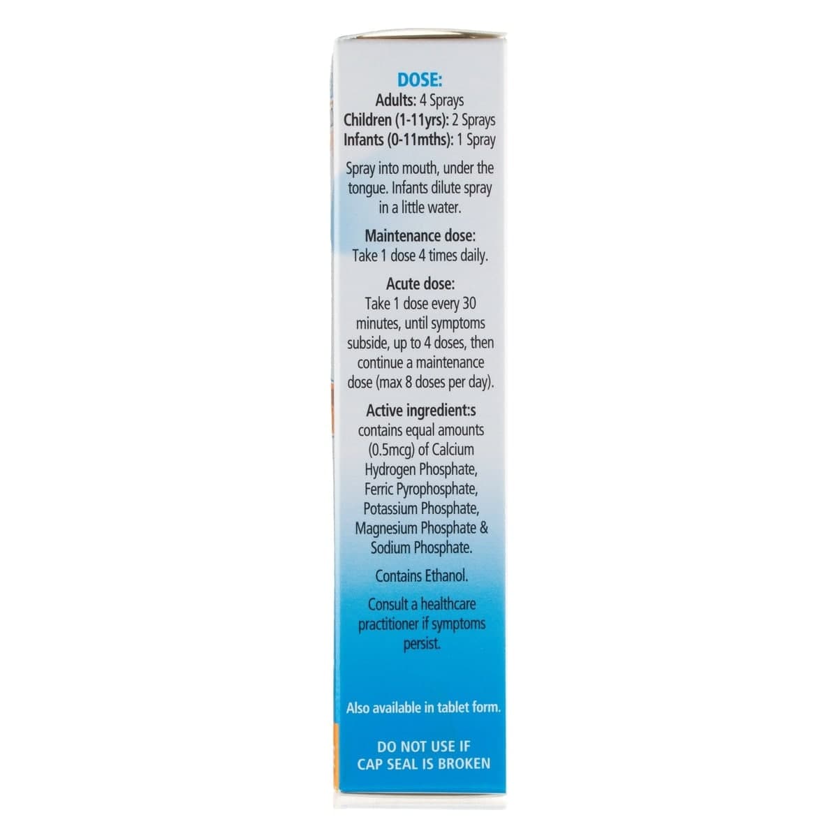 Thumbnail Schuessler Tissue Salts Comb 5 Nerve Tonic Spray 30ml