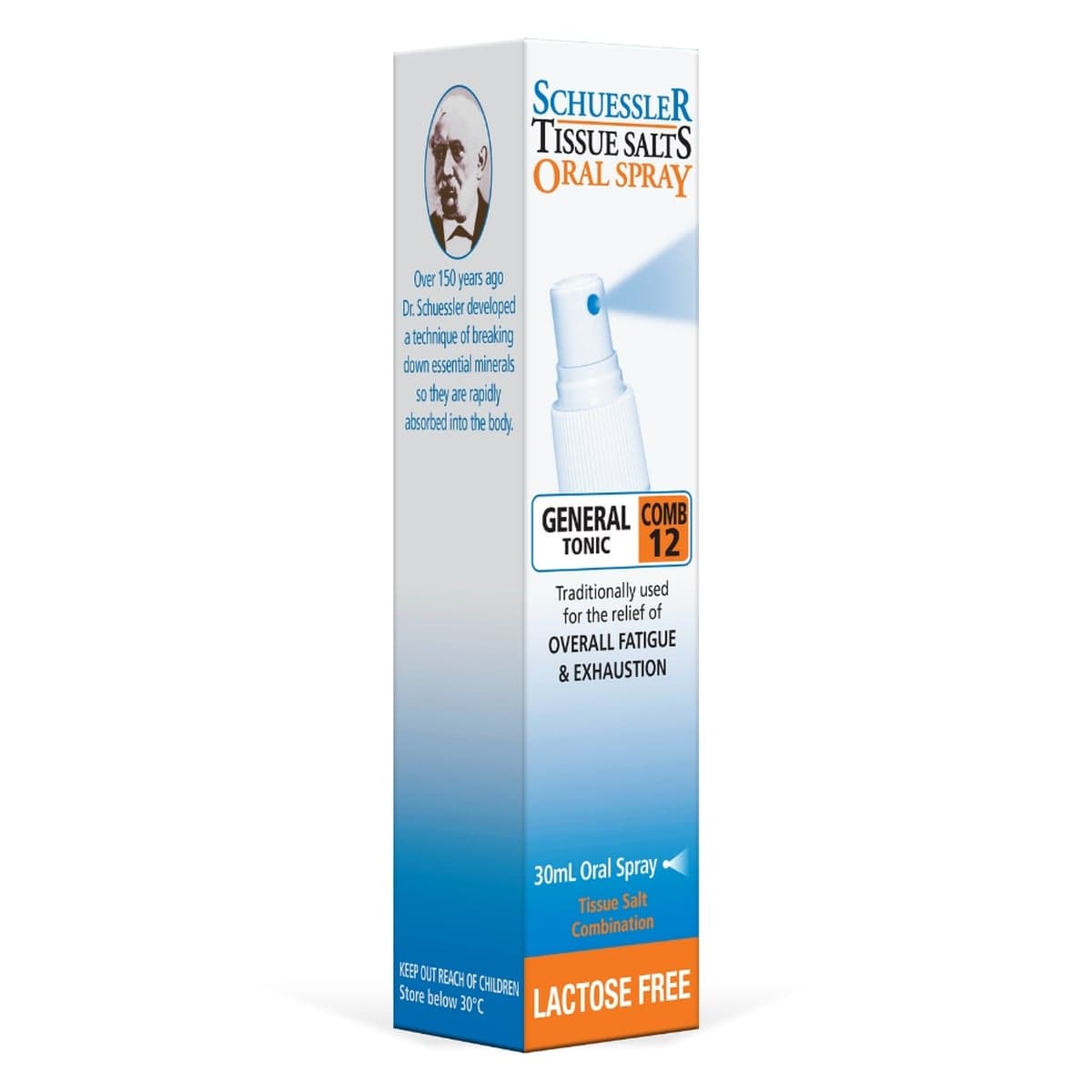 Thumbnail Schuessler Tissue Salts Comb 12 General Tonic Spray 30ml