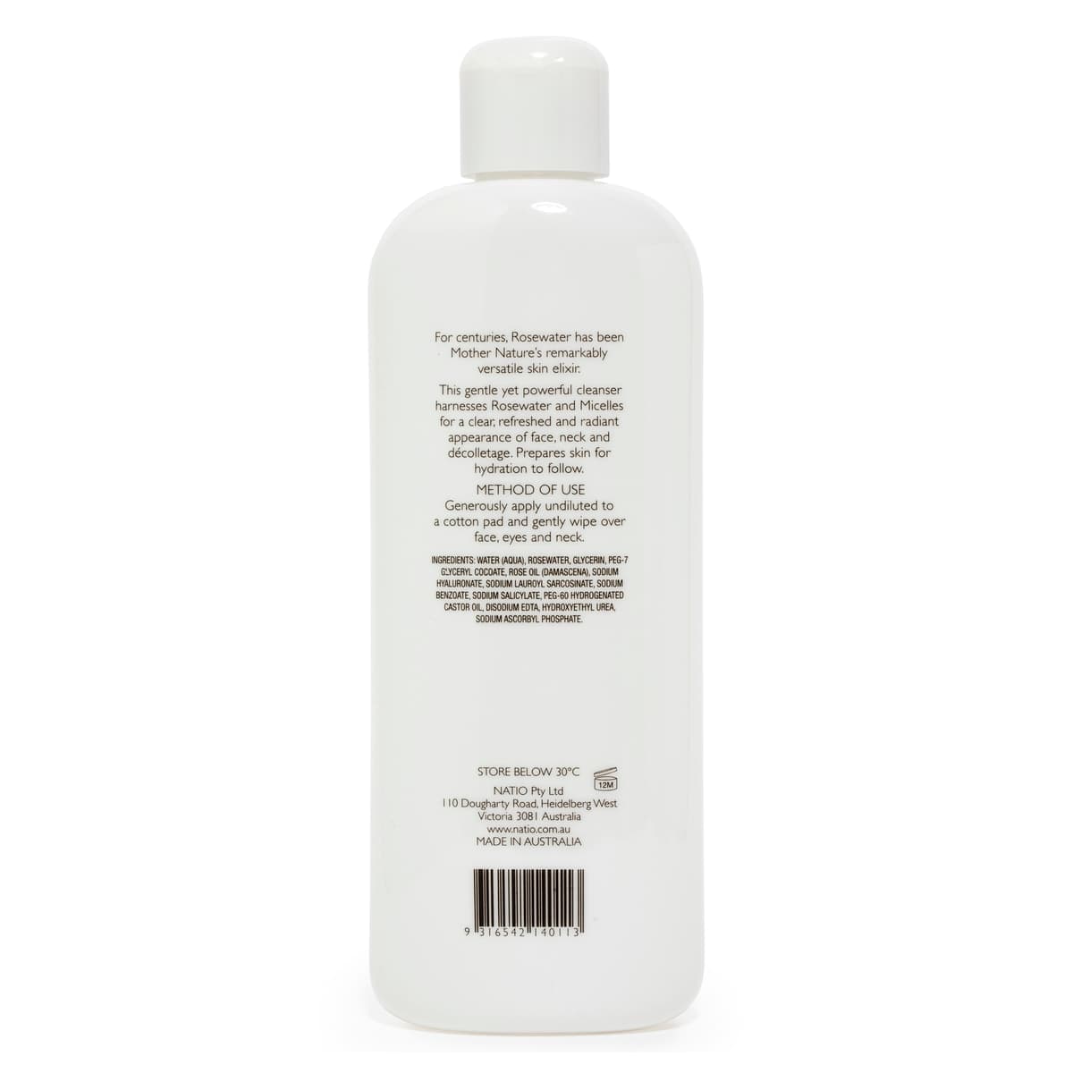 Thumbnail Natio Rosewater Micellar Cleansing Water 250ml