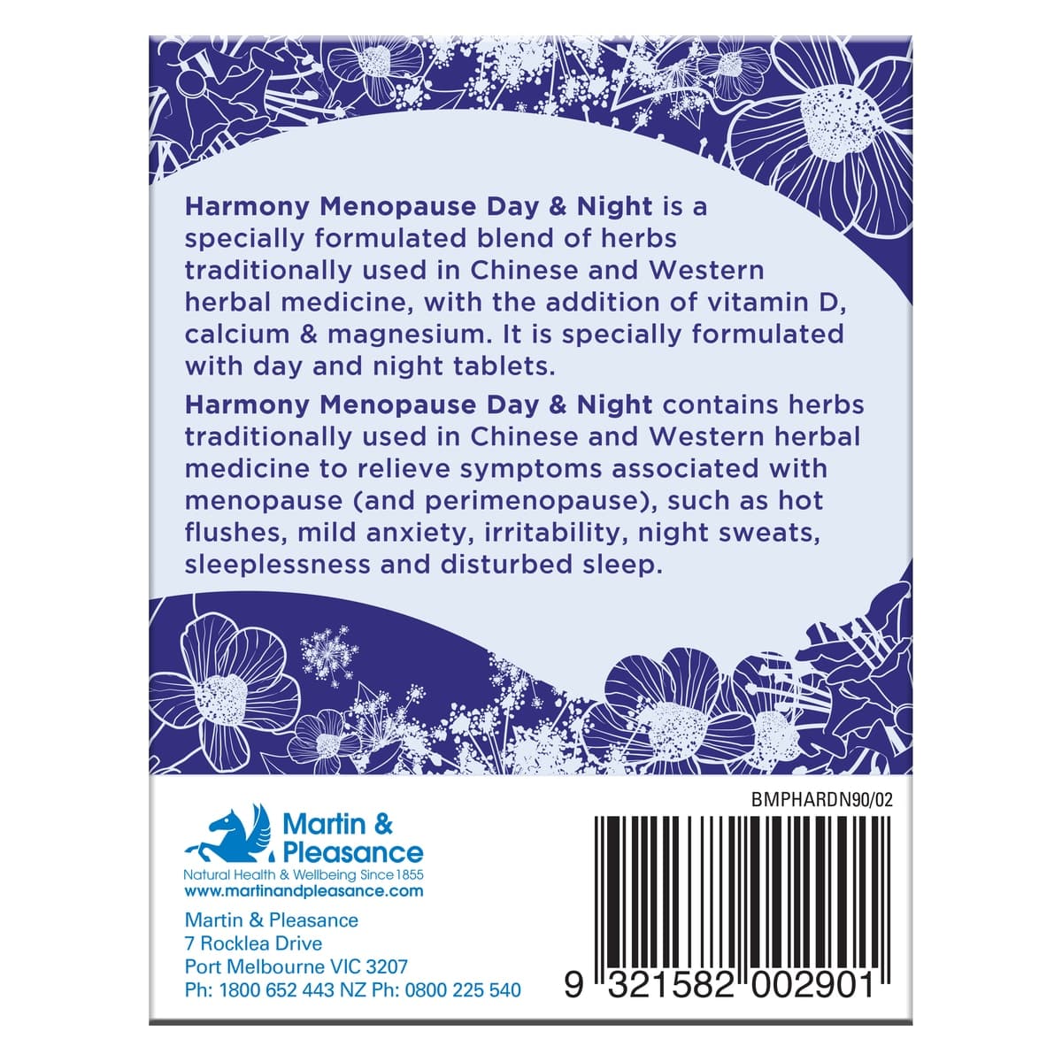 Thumbnail Harmony Menopause Day & Night 90 Tablets