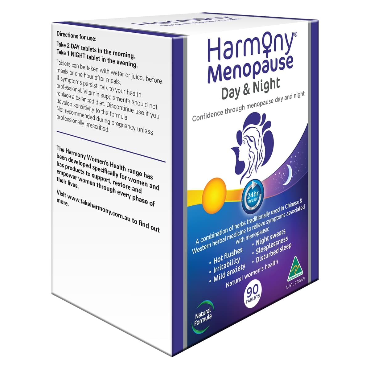 Thumbnail Harmony Menopause Day & Night 90 Tablets