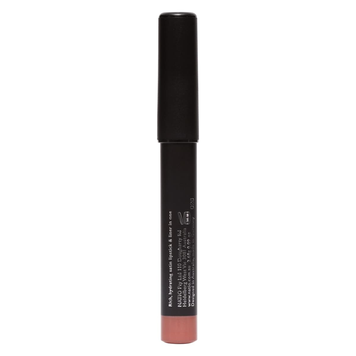 Thumbnail Natio Intense Colour Lip Crayon Dusty Rose 2.68g