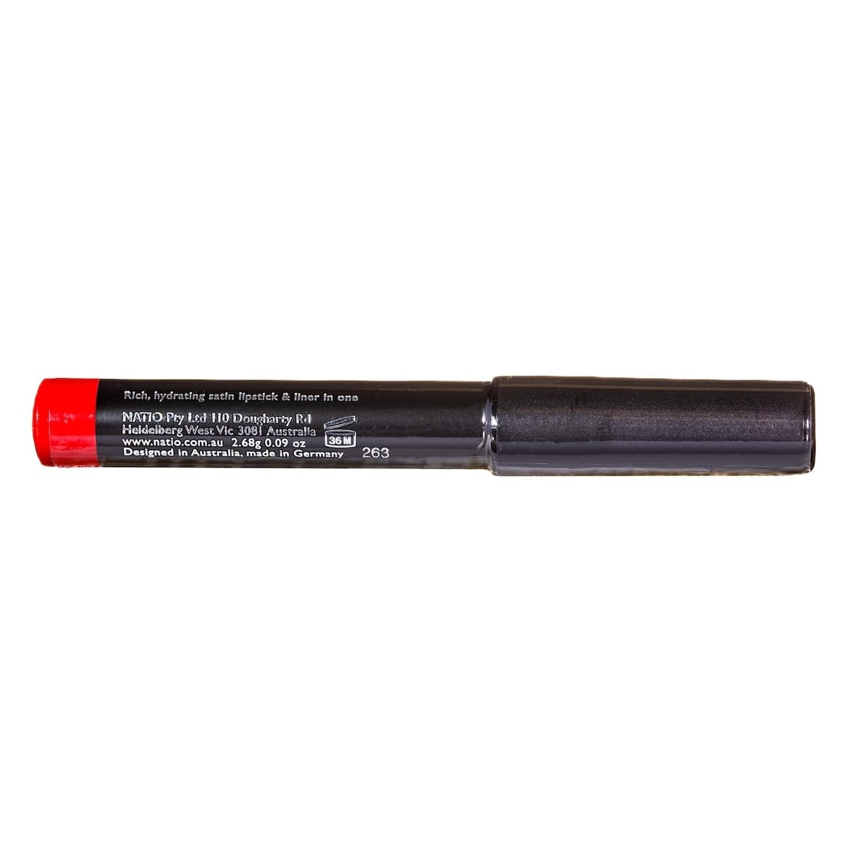 Thumbnail Natio Intense Colour Lip Crayon Red Cherry 2.68g