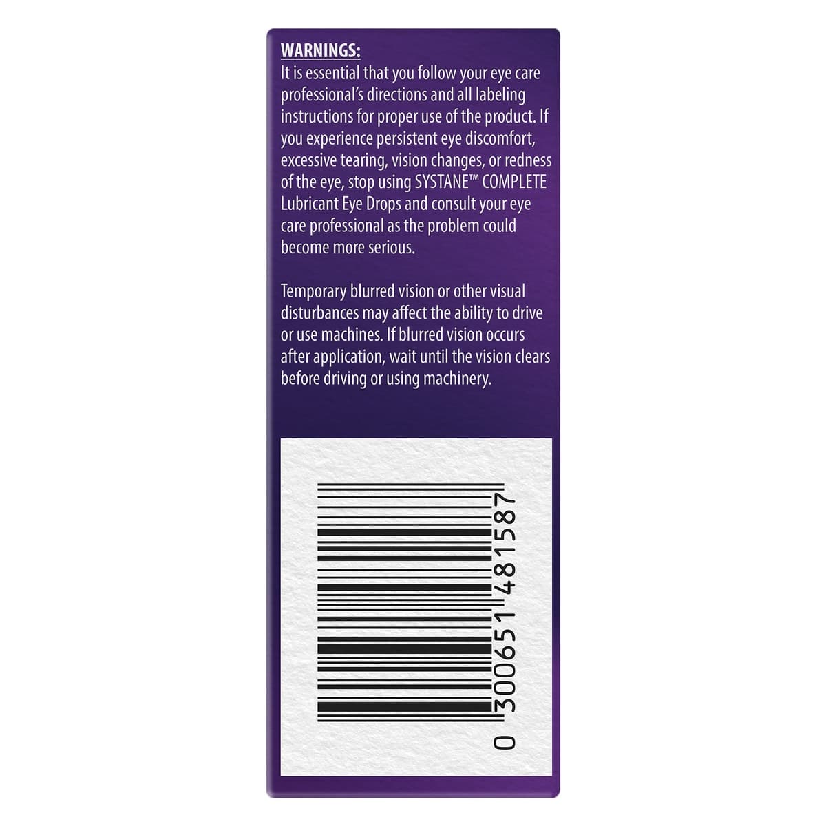 Thumbnail Systane Complete Lubricant Eye Drops 10ml